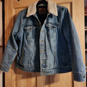 Levi Sherpa Lined Denim Jacket